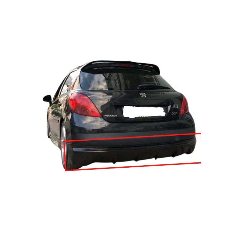 207 Arka Tampon Eki Boyalı