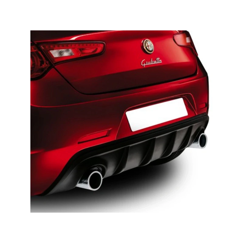 Alfa Romea Gıulıetta Çift Çıkışlı Difüzör Parlak Siyah