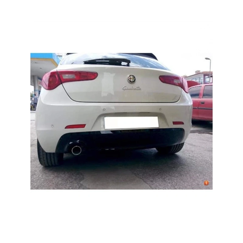 Alfa Romea Gıulıetta Tek Çıkışlı Difüzör Parlak Siyah