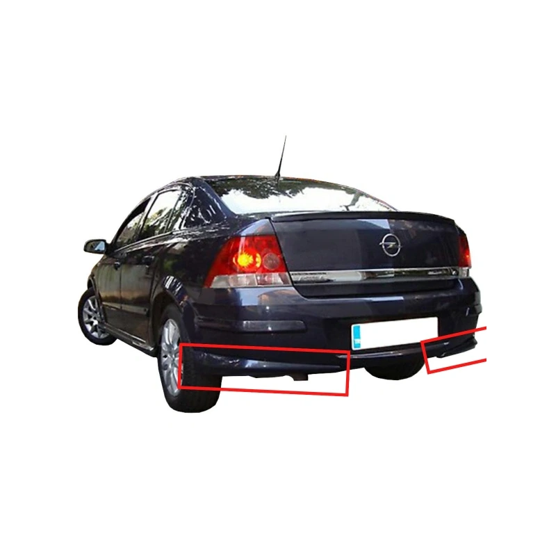 Astra H Sedan Arka Tampon Altı Flaplar Boyalı