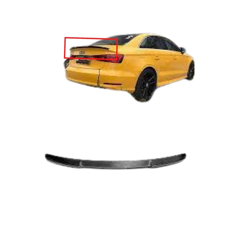 Audi A3 Sedan Yarasa Spoiler Boyalı