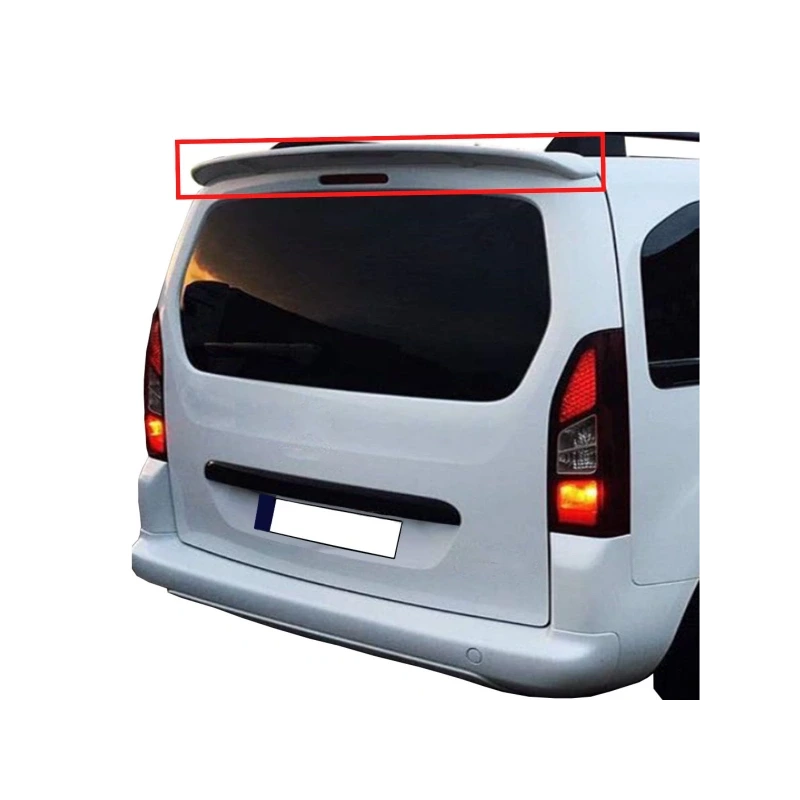 Berlingo 2012 Sonrası Fiber Spoiler Boyalı