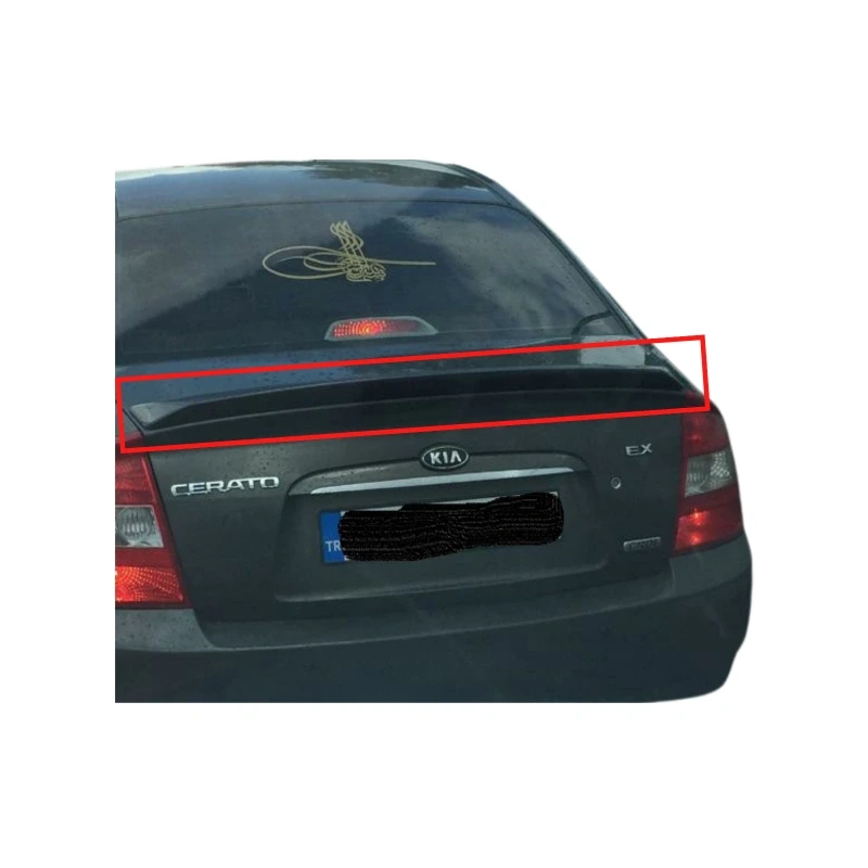 Cerato Eski Kasa Spoiler Boyalı