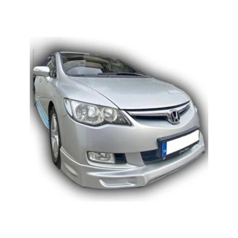 Civic Fd6 Makyajsız Kasa İçin Makyajlı Ön Ek Boyalı