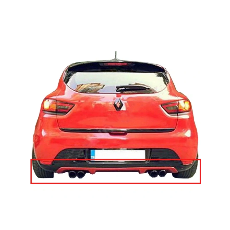 Clio 4 Fiber Arka Tampon Eki Boyalı