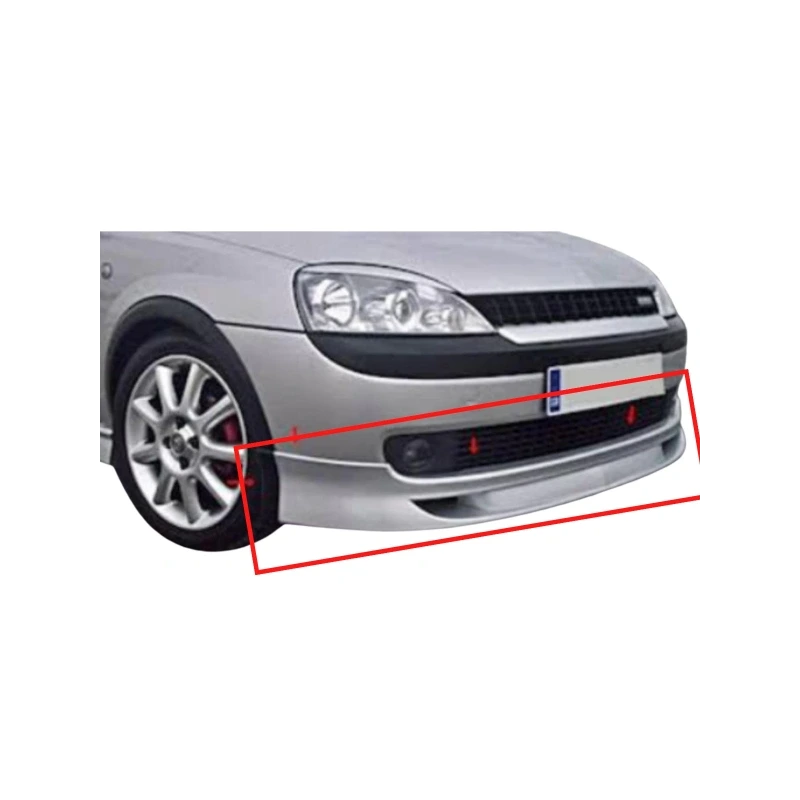 Corsa C Makyajsız Kasa Ön Tampon Eki Boyalı