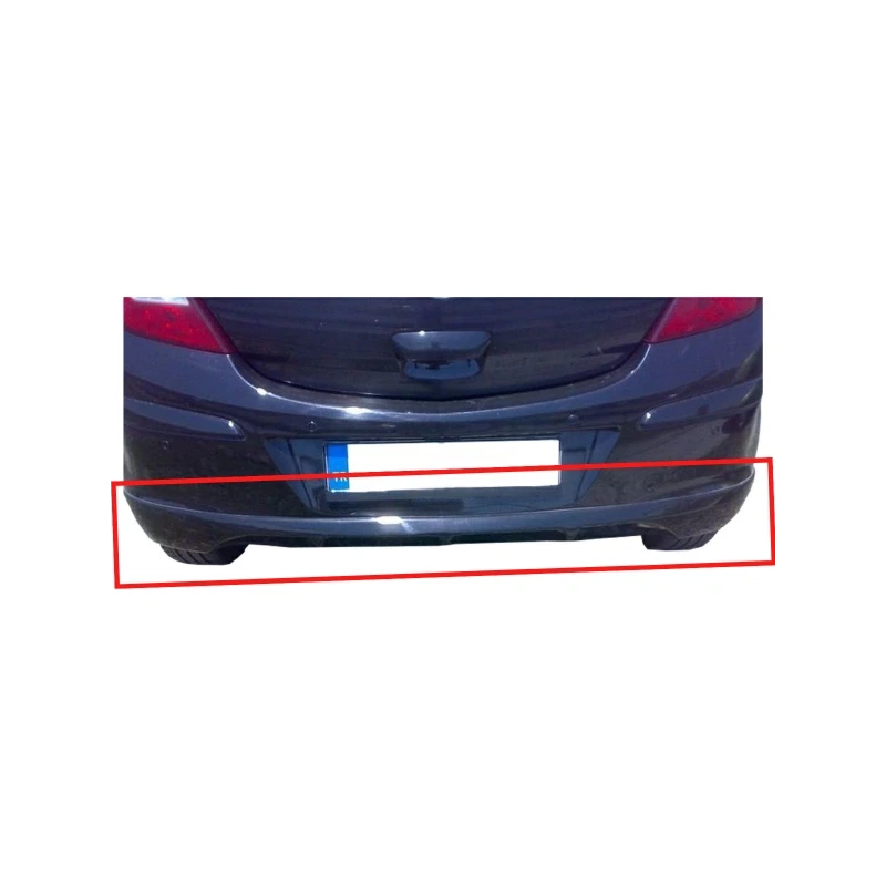 Corsa D Makyajlı Kasa Arka Tampon Eki Boyalı