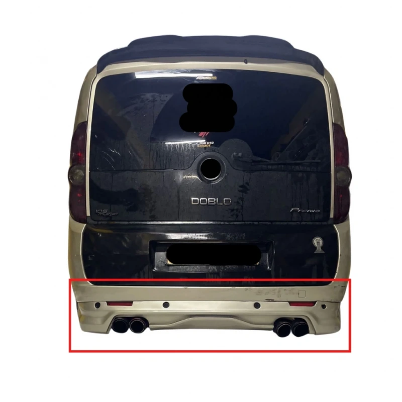 Doblo 3 Arka Tampon Eki Boyalı (trekkıng Olmaz)