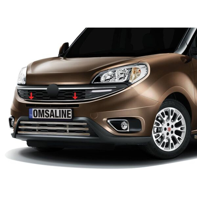 Fiat Doblo Facelift Krom U Formlu Ön Panjur Çıtası 2015-2021 Arası