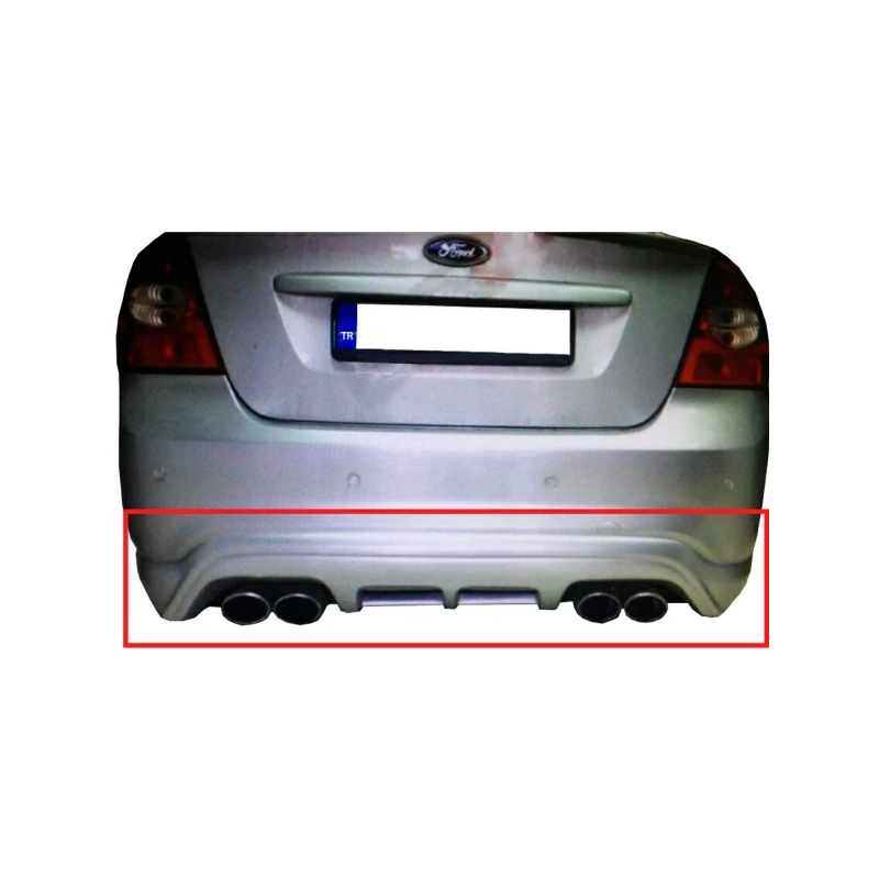 Focus 2 Sedan Makyajlı Kasa Arka Tampon Eki Boyalı