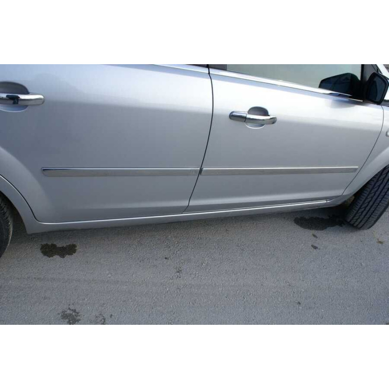 Ford Focus 2 HB/Sedan Krom Yan Kapı Çıtası 4 Parça 2005-2008 Arası
