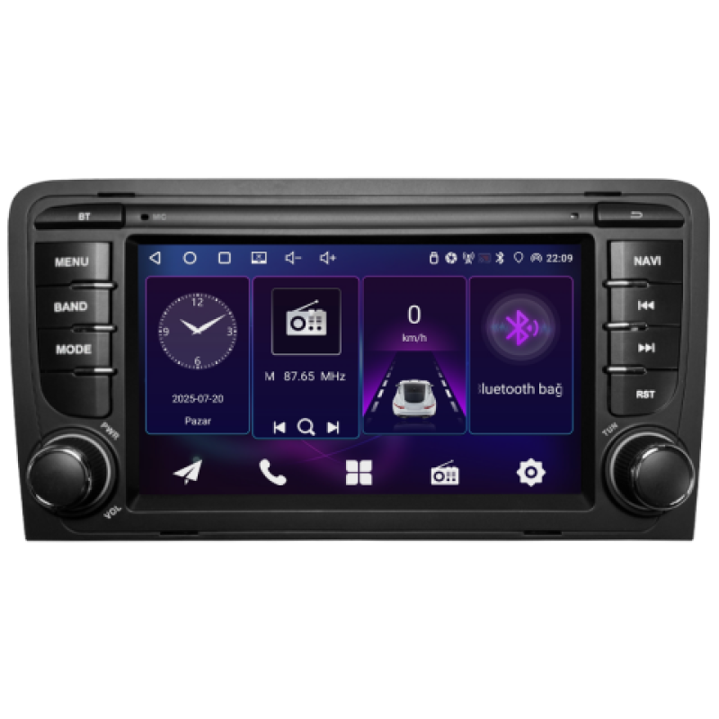 Audi A3 Android Multimedya Sistemi (2005-2012)