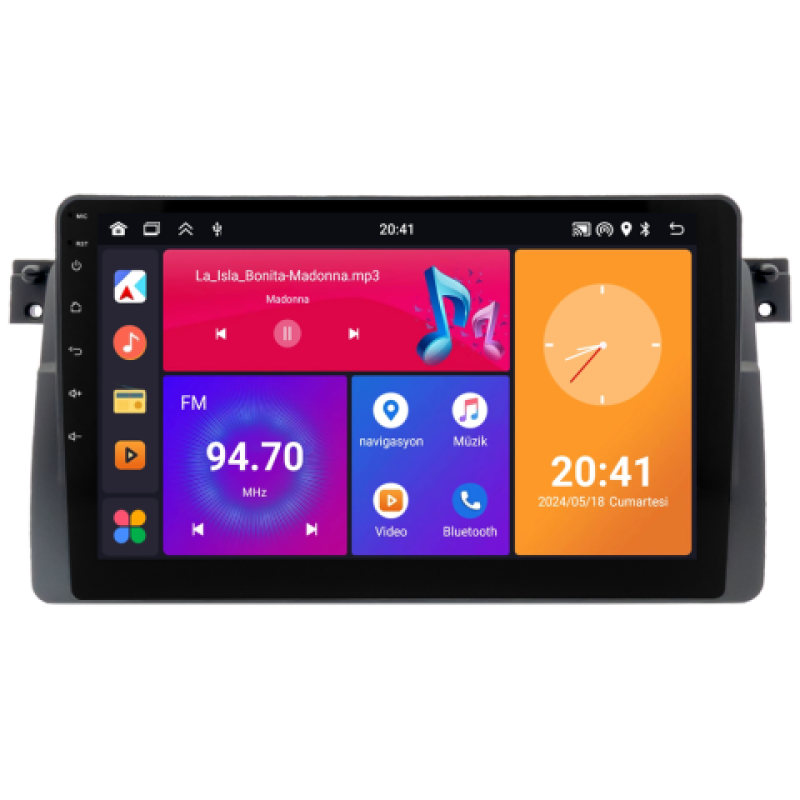 BMW 3 Serisi E46 Android Multimedya Sistemi (1997-2005)