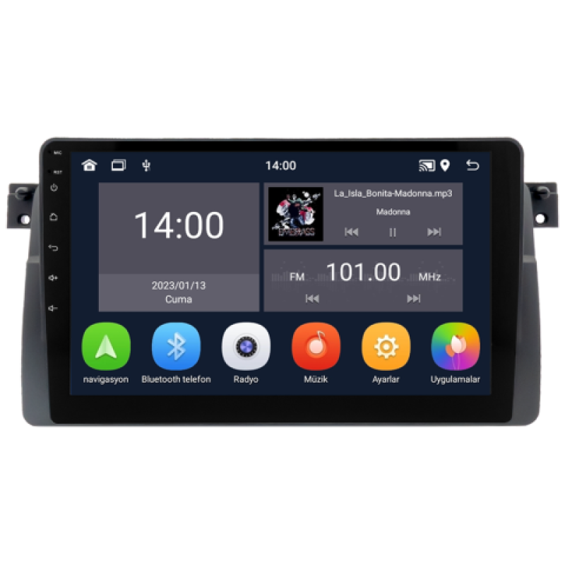 BMW 3 Serisi E46 Android Multimedya Sistemi (1997-2005)