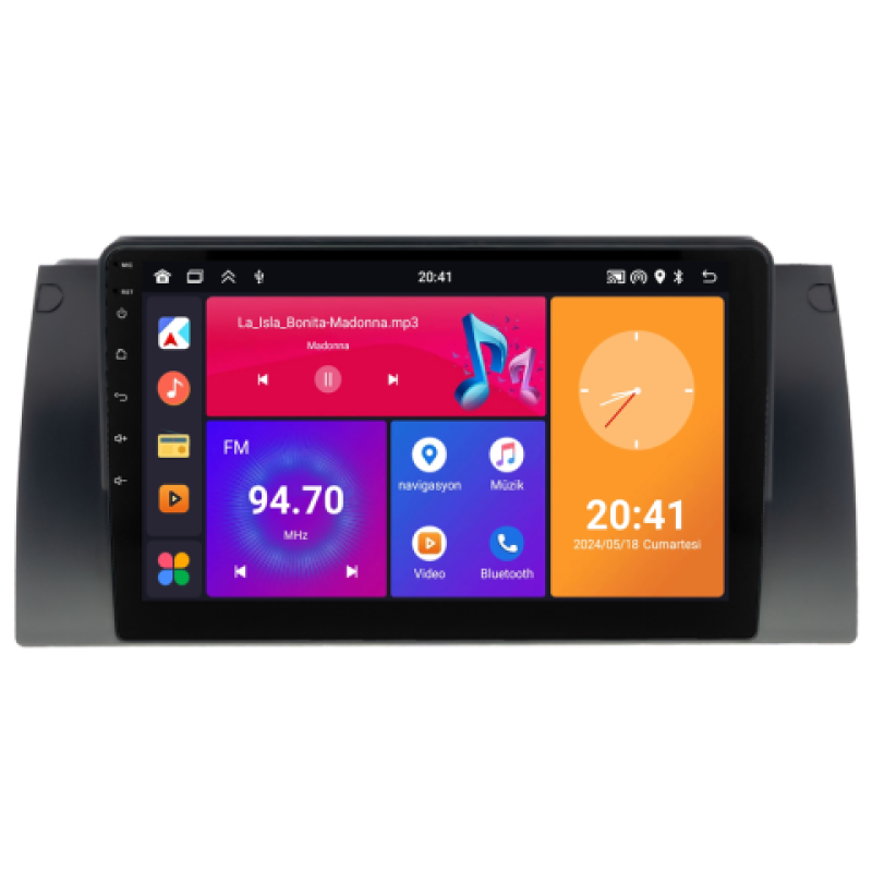 BMW 5 Serisi E39 Android Multimedya Sistemi (1996-2004)