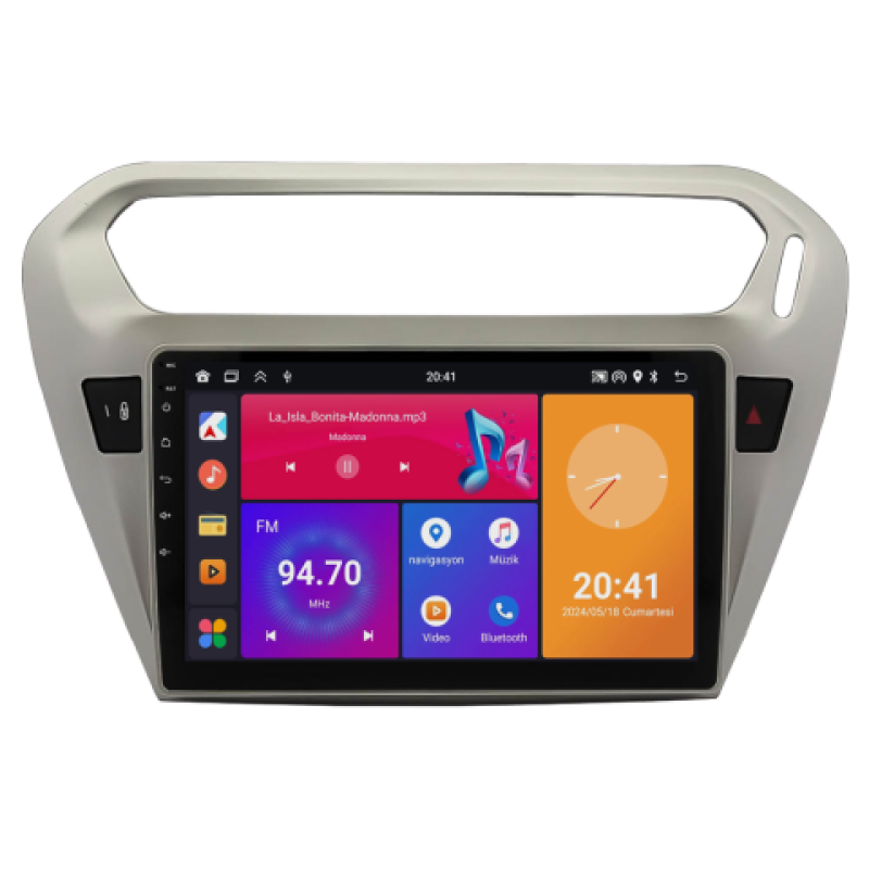 Citroen C-Elysee Android Multimedya Sistemi (2012-2024)