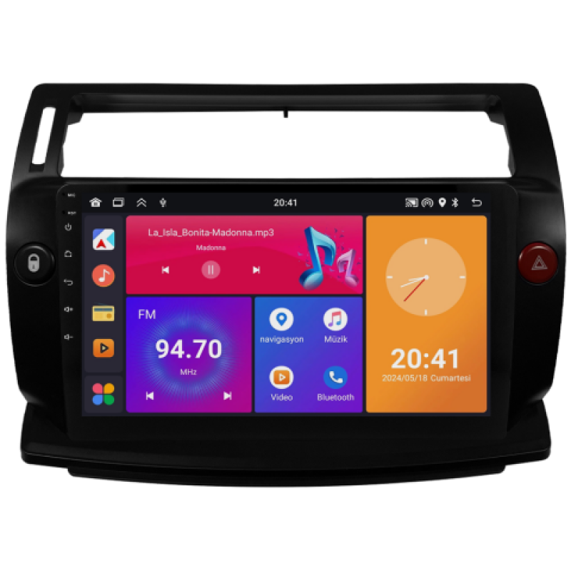 Citroen C4 Android Multimedya Sistemi (2005-2011)