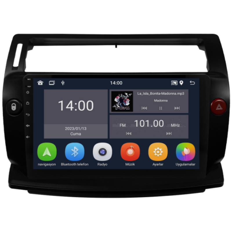 Citroen C4 Android Multimedya Sistemi (2005-2011)
