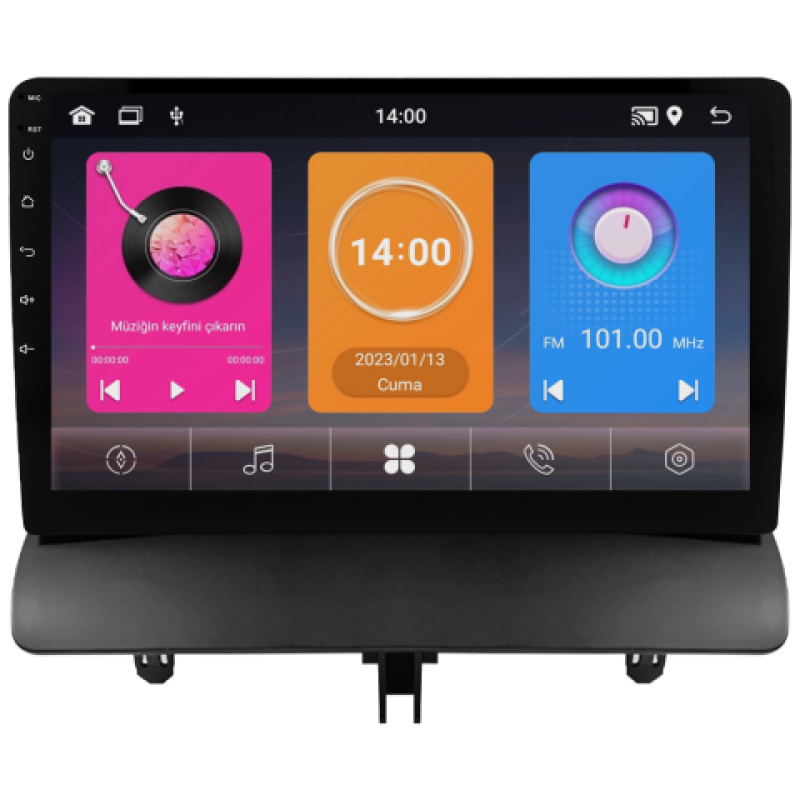 Ford Courier Titanium Android Multimedya Sistemi (2013-2024)