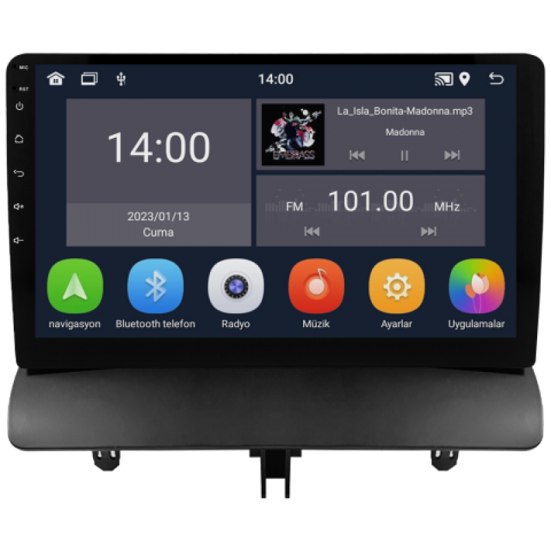 Ford Courier Titanium Android Multimedya Sistemi (2013-2024) 