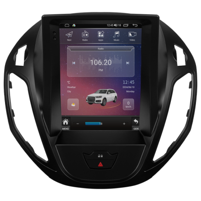 Ford Courier Titanium Android Multimedya Sistemi (2013-2024)