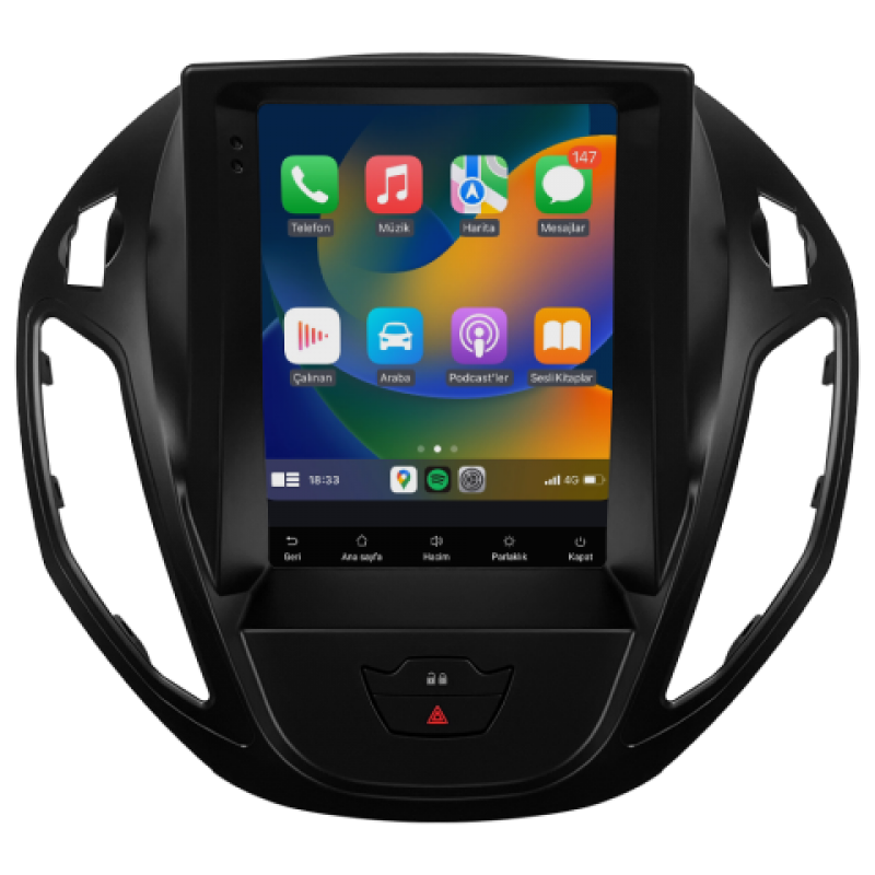 Ford Courier Titanium Android Multimedya Sistemi (2013-2024)