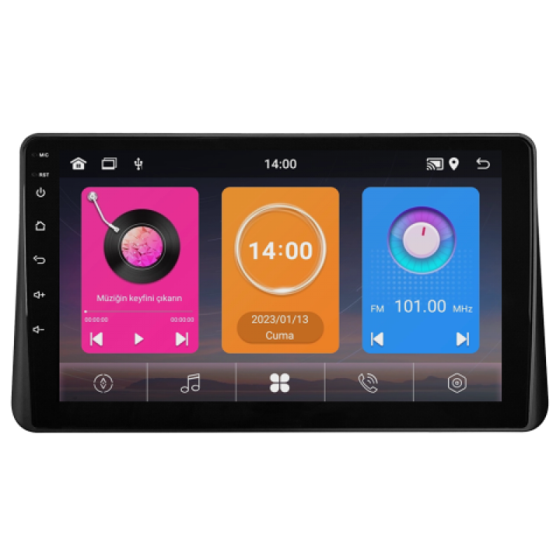 Ford Courier Android Multimedya Sistemi (2013-2024)