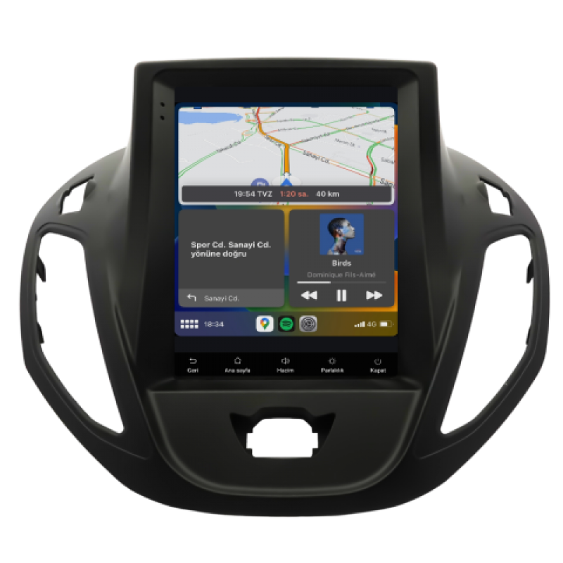 Ford Courier Android Multimedya Sistemi (2013-2024)