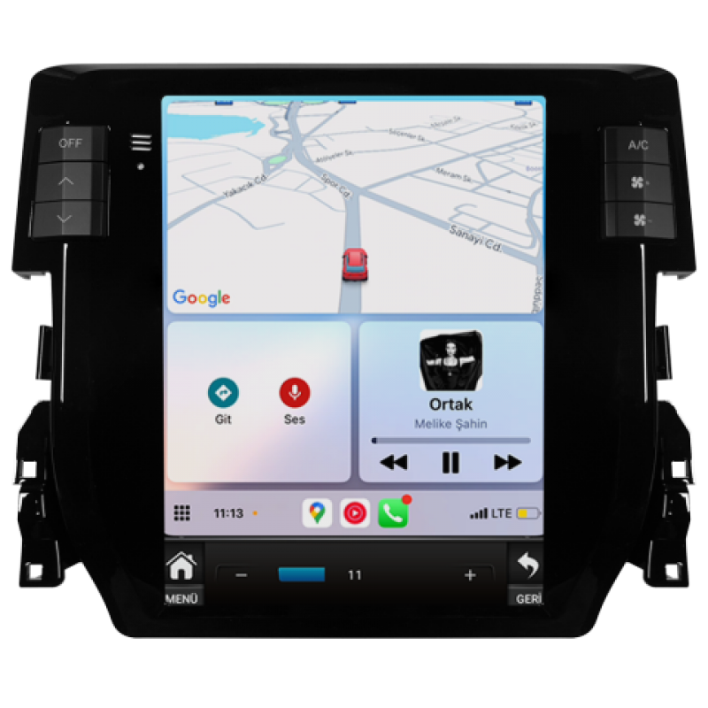 Honda Civic FC5 Android Multimedya Sistemi (2016-2021)