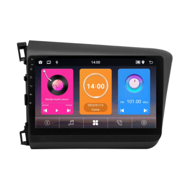 Honda Civic FB7 Android Multimedya Sistemi (2012-2016)