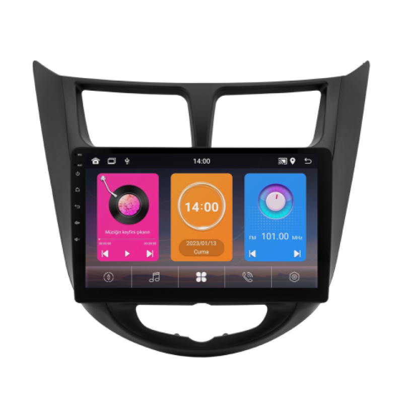 Hyundai Accent Blue Android Multimedya Sistemi (2011-2017)