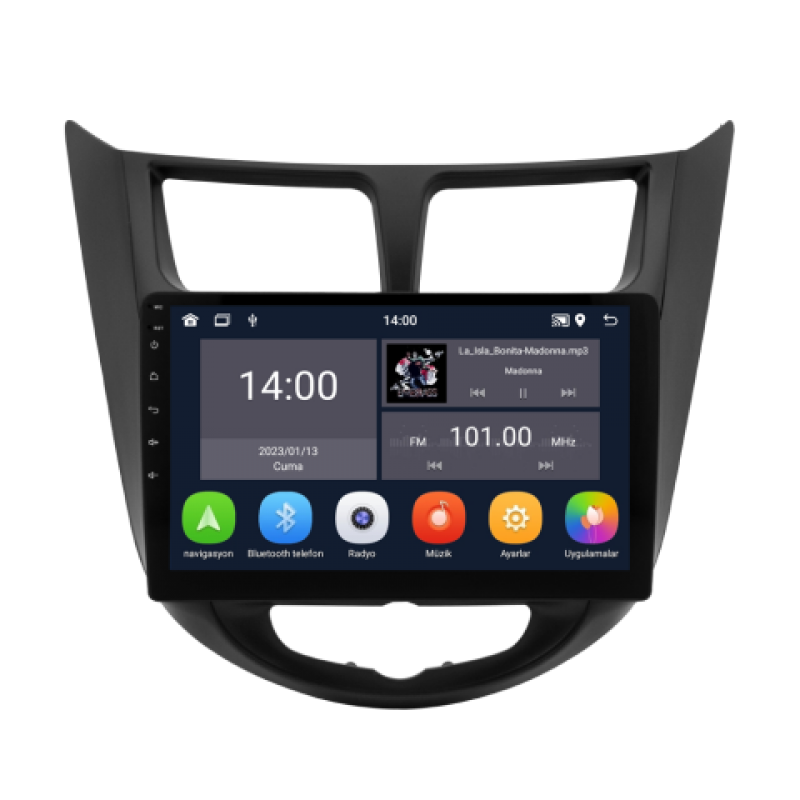 Hyundai Accent Blue Android Multimedya Sistemi (2011-2017)