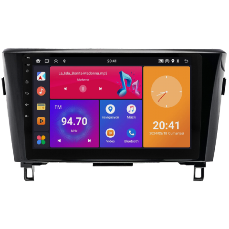 Nissan Qashqai Android Multimedya Sistemi (2014-2020)