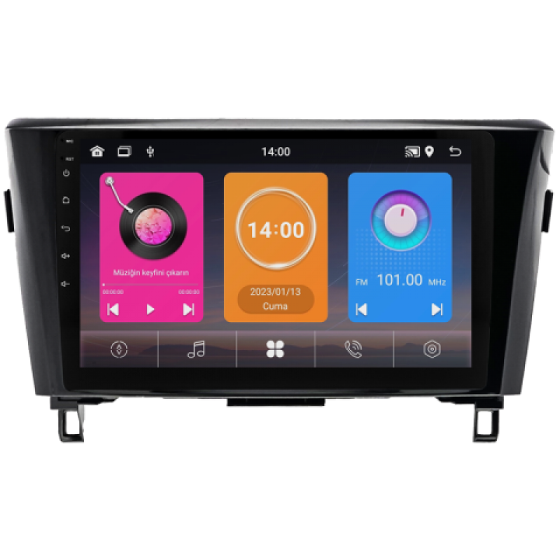Nissan Qashqai Android Multimedya Sistemi (2014-2020)