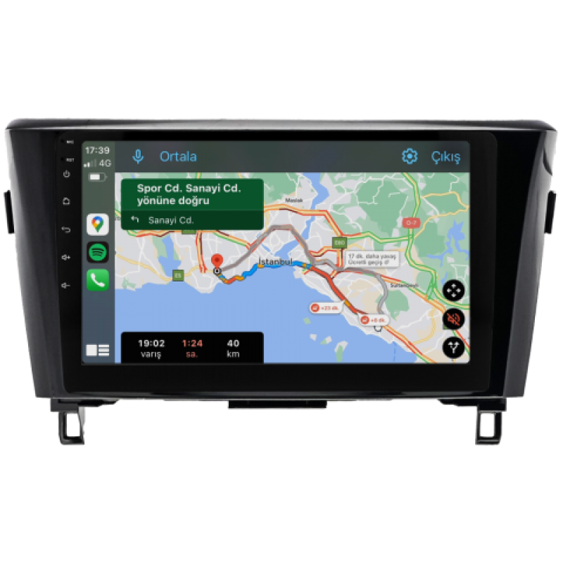 Nissan X-Trail Android Multimedya Sistemi (2014-2020)
