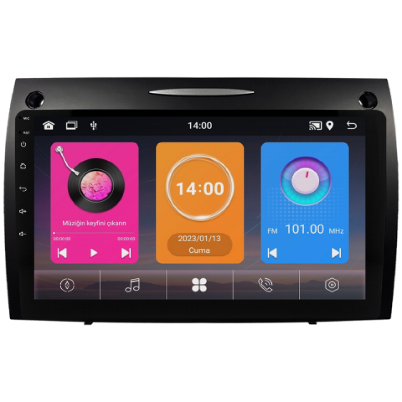 Mercedes Benz SLK Android Multimedya Sistemi (2008-2011)