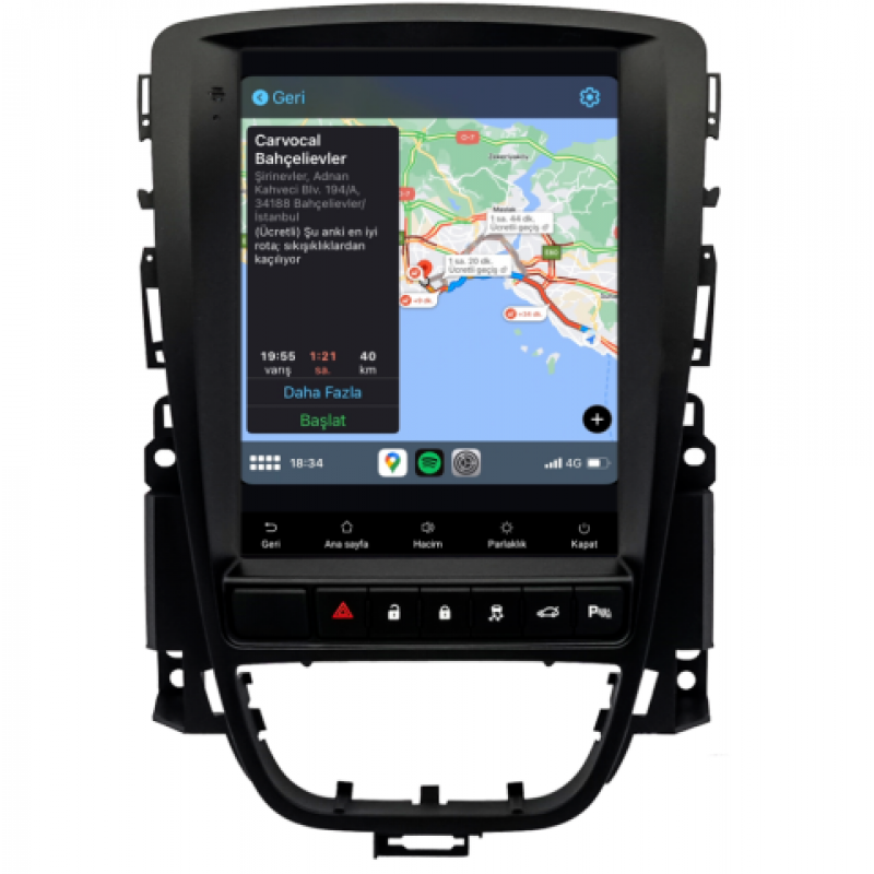 Opel Astra J Android Multimedya Sistemi (2010-2019)