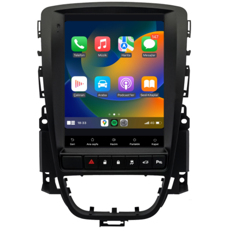 Opel Astra J Android Multimedya Sistemi (2010-2019)