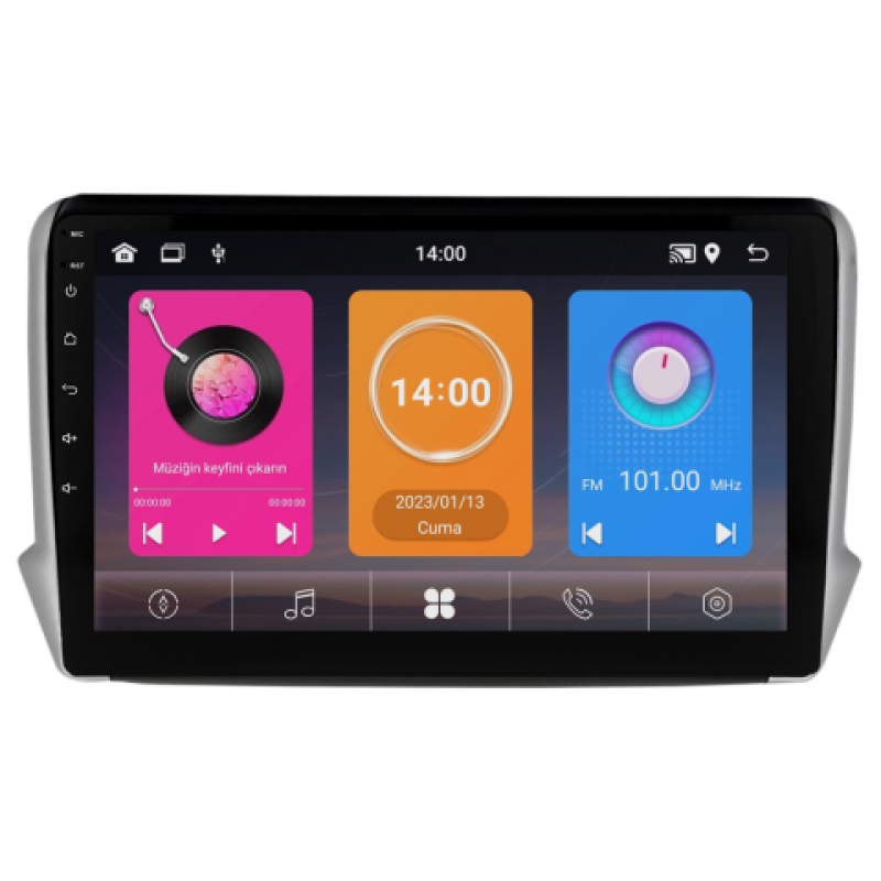 Peugeot 2008 Android Multimedya Sistemi (2013-2021)