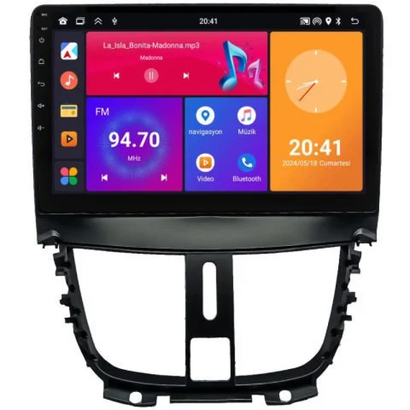 Peugeot 207 Android Multimedya Sistemi (2006-2012)