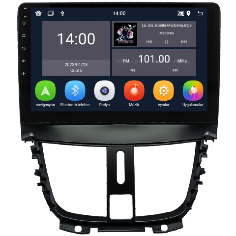 Peugeot 207 Android Multimedya Sistemi (2006-2012)