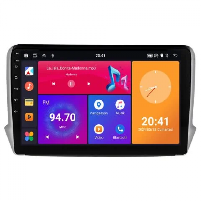 Peugeot 208 Android Multimedya Sistemi (2013-2021)