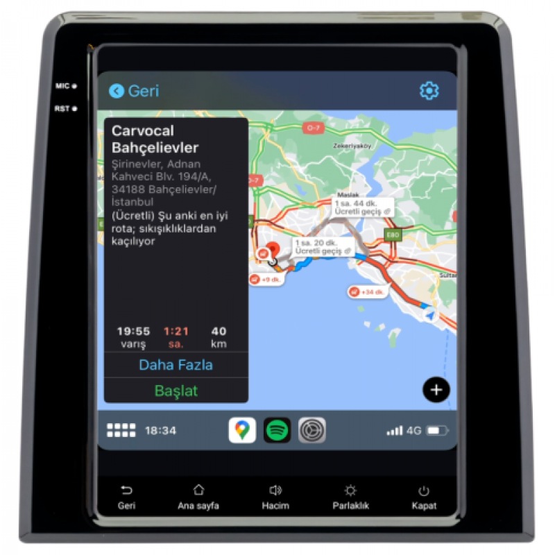 Renault Clio 5 Android Multimedya Sistemi (2020-2023)