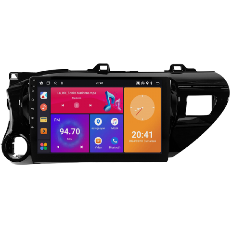 Toyota Hilux Android Multimedya Sistemi (2017-2024)