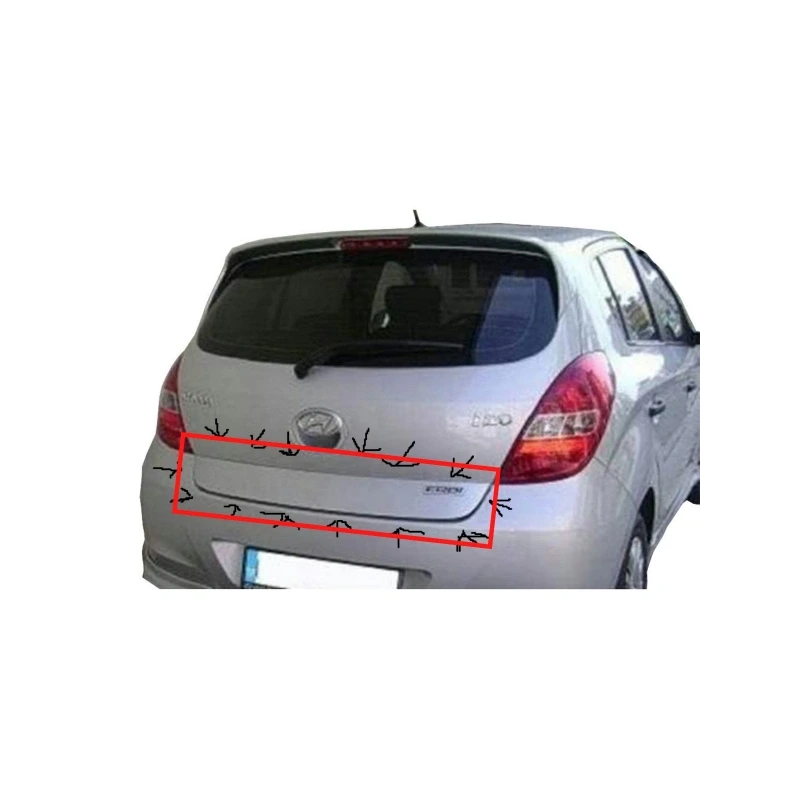 İ20 Eski Kasa Bagaj Atlı Spoiler Boyalı