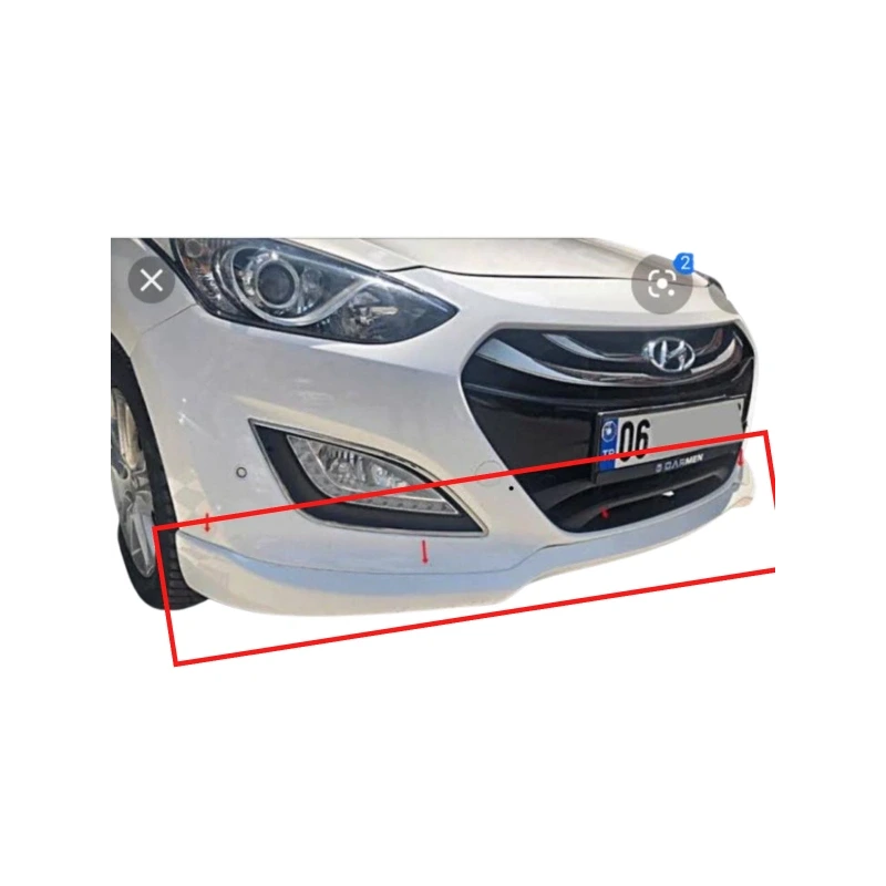 İ30 Ön Tampon Eki Boyalı