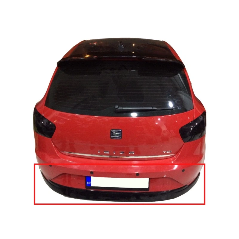 İbiza 2009-2018 Arka Tampon Eki (ince) Boyalı