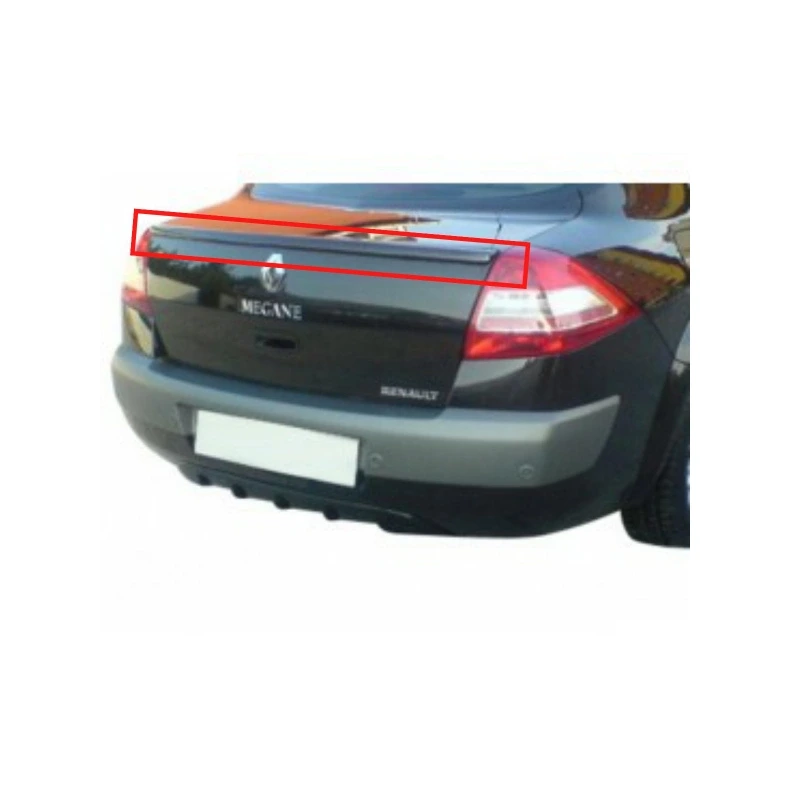 Megane 2 Sedan İnce Spoiler Boyalı