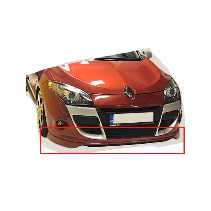 Megane 3 2 Parçalı Ön Tampon Eki Boyalı