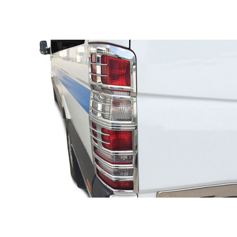 Mercedes Sprinter W906 Krom Stop Çerçevesi 2 Parça ABS 2006 ve Sonrası